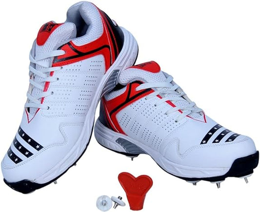 FIRE FLY Howzat Breathable Cricket Spike Shoes for Men