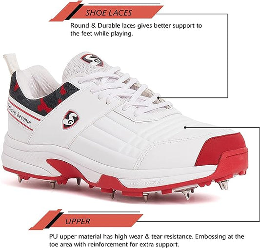 SG Shoe for Cricket Men Savage Spikes