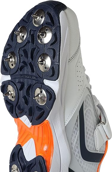 Jazba KD Cricket Shoes with Metal Spikes and Responsive Insole Cushioning System