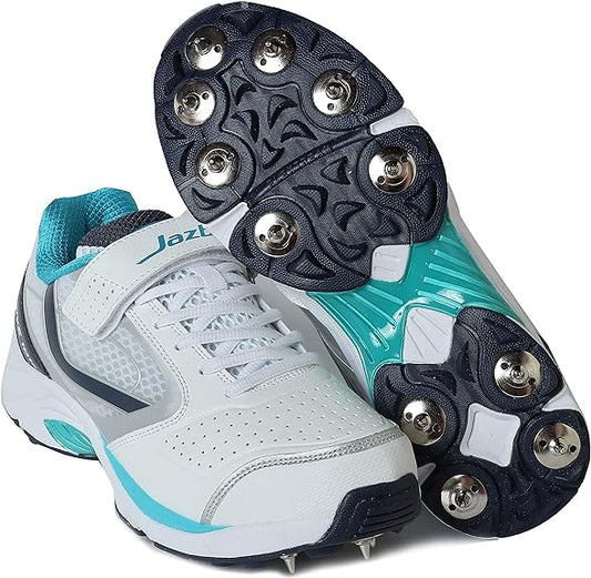 Jazba KD Cricket Shoes with Metal Spikes and Responsive Insole Cushioning System